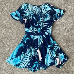 Floral fashion nova romper
